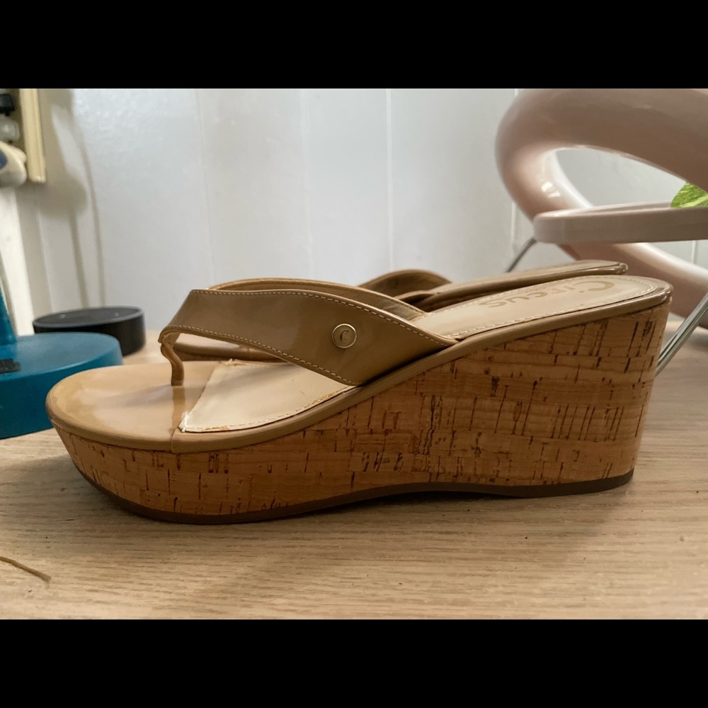 Platform sandals!